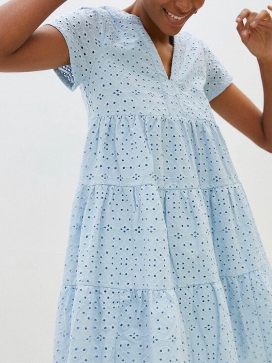 Anthropologie Dresses & Skirts - Anthropologie Dress/Harper in blue Eyelet new with tags